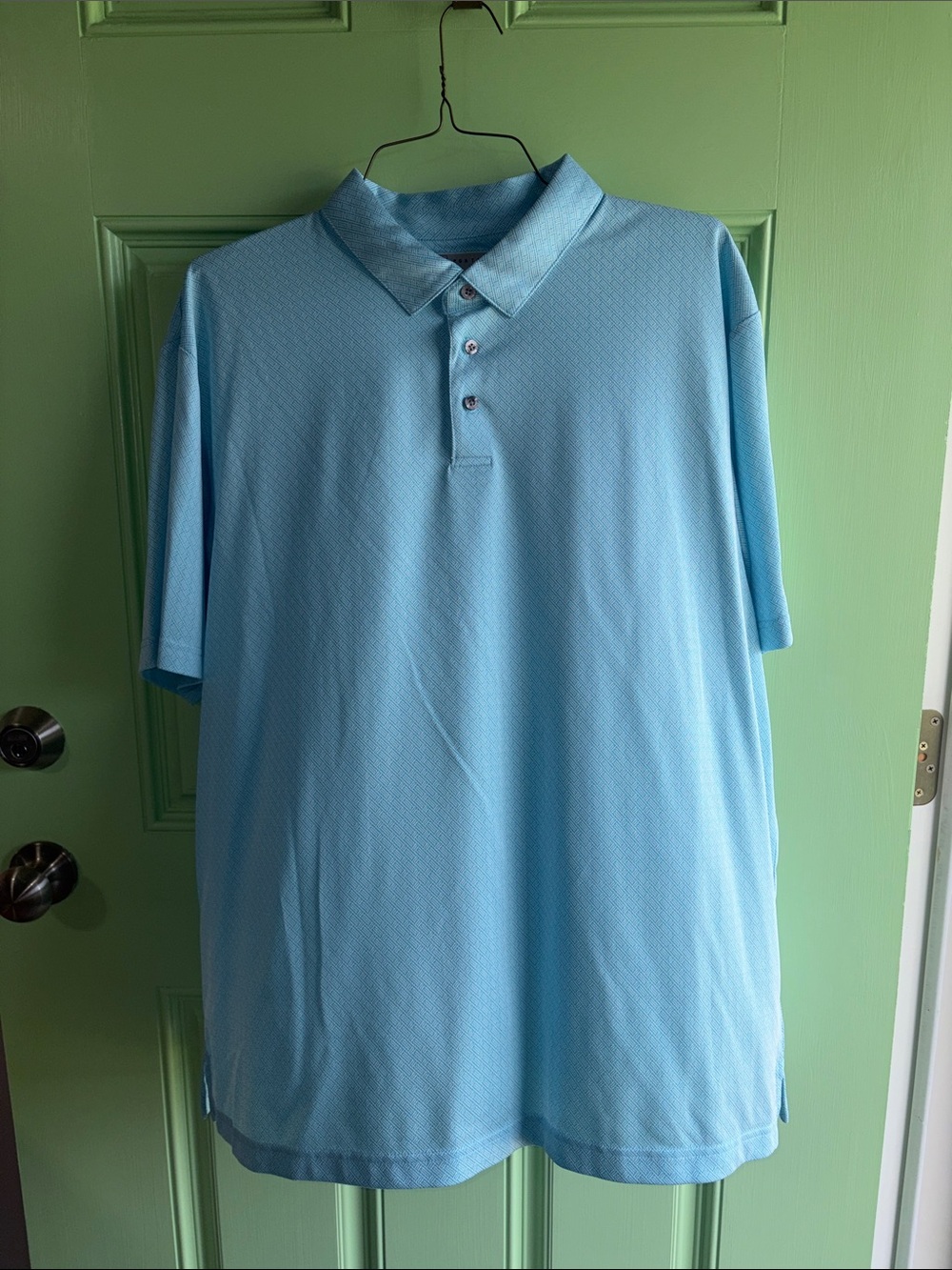 PGA Tour Light Blue Polo Golf Shirt - Men’s size XXL
